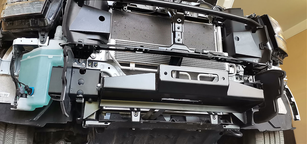 Площадка РИФ под лебёдку в штатный бампер TANK 500