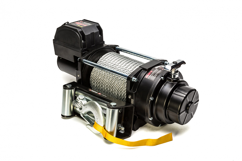 Лебедка электрическая индустриальная Автоспас ЛПЭ81ВИ Бизон 24В