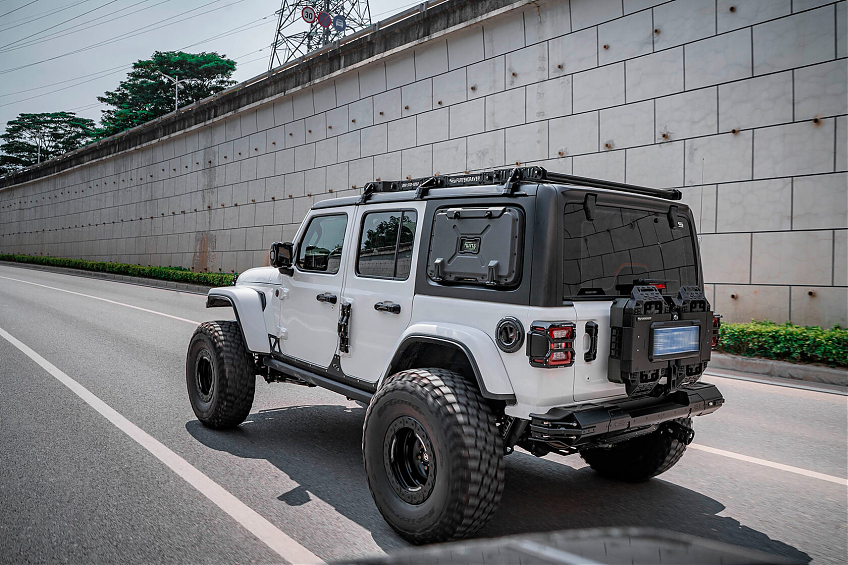 Многофункциональный боковой ящик FURY для инструментов серии Gravity для Jeep Wrangler JL — Левый