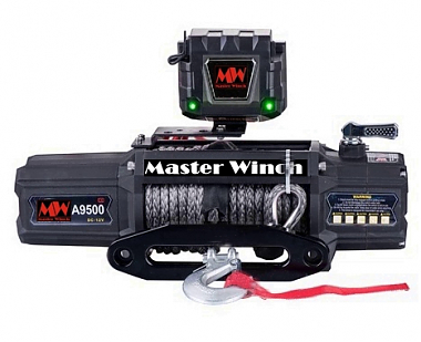 Лебедка MASTER WINCH A-серии 9500S 12v (тяговое усилие до 4310 кг) с синтетическим тросом