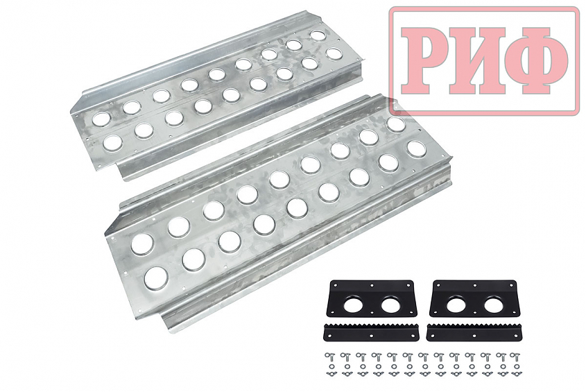 Сенд-траки (аппарели) РИФ 148x48 см алюминиевые усиленные (2 шт.)