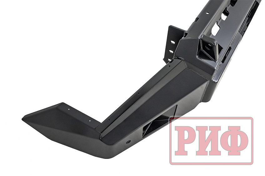 Бампер РИФ силовой передний Toyota Land Cruiser 200 2007-2015 c доп. фарами и защитой бачка омывателя