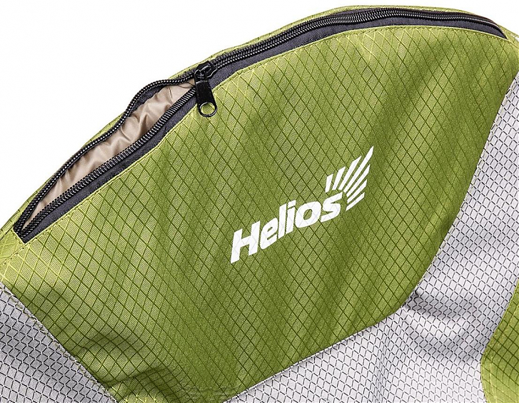 Кресло складное Helios зеленый/темно-зеленый ромб