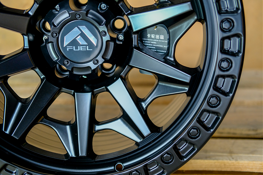 ДИСК АВТОМОБИЛЬНЫЙ АЛЮМИНИЕВЫЙ ЛИТОЙ Fuel D716 Covert(РЕПЛИКА) R18Х9 ET+18 5X139.7 \ 5X150 ЦО-110.1 Черный матовый