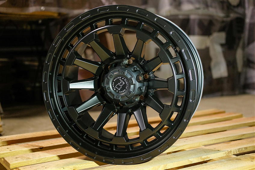 ДИСК АВТОМОБИЛЬНЫЙ АЛЮМИНИЕВЫЙ ЛИТОЙ BLACK RHINO RAID (Реплика) 17х9 ET-0 6X139.7 ЦО-110,1