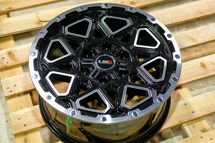 ДИСК АВТОМОБИЛЬНЫЙ АЛЮМИНИЕВЫЙ ЛИТОЙ LEHRMEISTER GEAR LMG MONTANGA 17х7,5 ET+25 6X139.7 ЦО-106.2