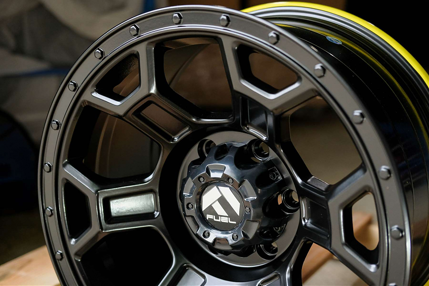 ДИСК АВТОМОБИЛЬНЫЙ АЛЮМИНИЕВЫЙ ЛИТОЙ Black Rhino DX129 (Реплика) 17х9 ET-0 6X139.7 ЦО-110,1 черный матовый