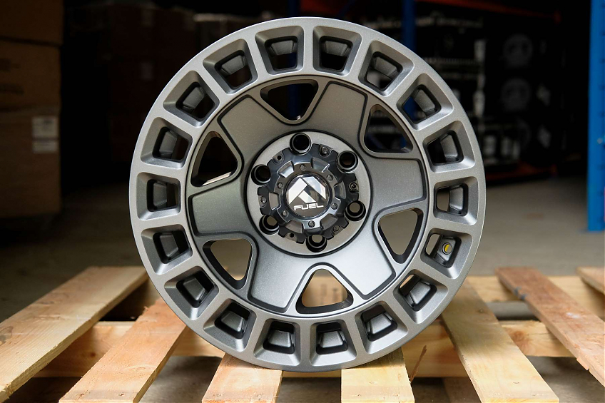 ДИСК АВТОМОБИЛЬНЫЙ АЛЮМИНИЕВЫЙ ЛИТОЙ FUEL YORK DX125 (Реплика) 17х9 ET-0 6X139.7 ЦО-110,1 Серый