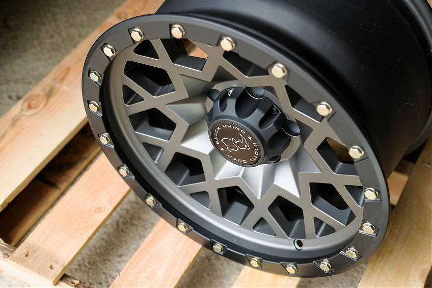 ДИСК АВТОМОБИЛЬНЫЙ АЛЮМИНИЕВЫЙ ЛИТОЙ BLACK RHINO SPROCKET 17х9 ET-12 5X127 ЦО-71.6