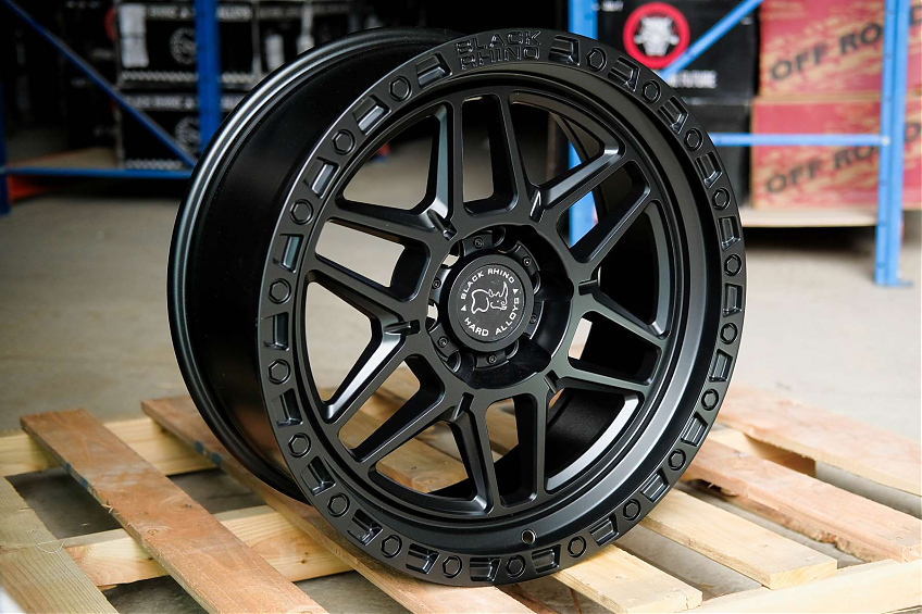 ДИСК АВТОМОБИЛЬНЫЙ АЛЮМИНИЕВЫЙ ЛИТОЙ BLACK RHINO KELSO (Реплика) 20х9 ET-0 6X139.7 ЦО-110,1