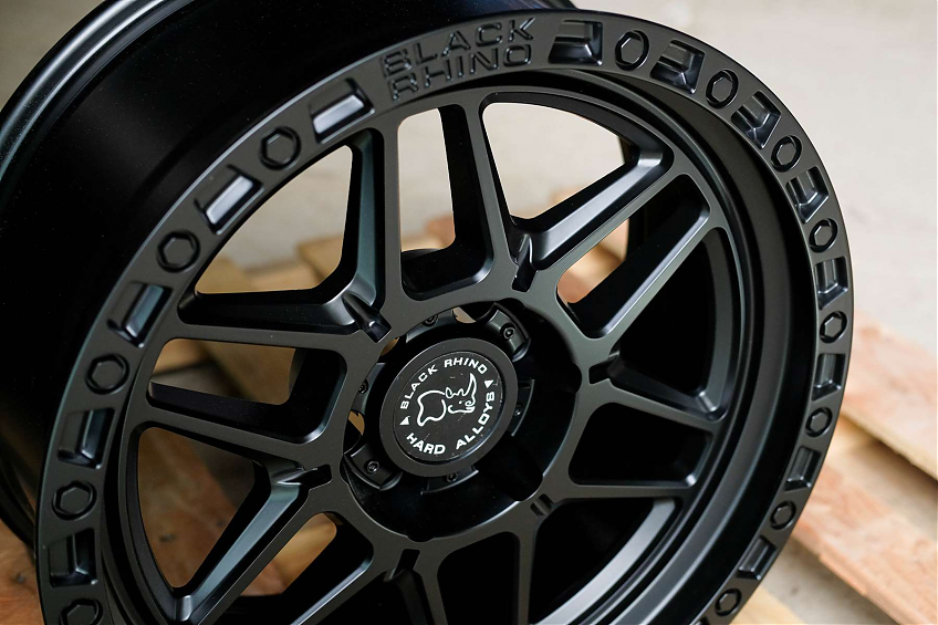 ДИСК АВТОМОБИЛЬНЫЙ АЛЮМИНИЕВЫЙ ЛИТОЙ BLACK RHINO KELSO (Реплика) 20х9 ET-0 6X139.7 ЦО-110,1