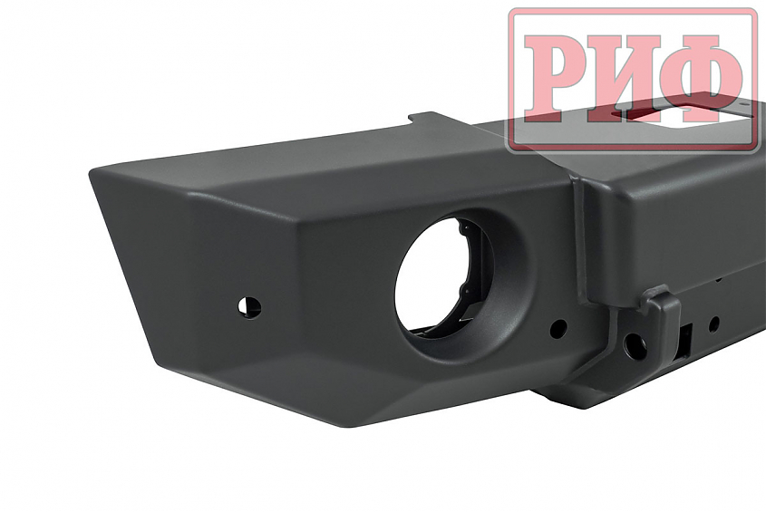 Бампер РИФ силовой передний Jeep Wrangler JL 2018+ под доп. фары, без защитной дуги