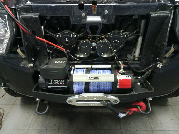 Установочная площадка нового образца под лебедку на UAZ PATRIOT