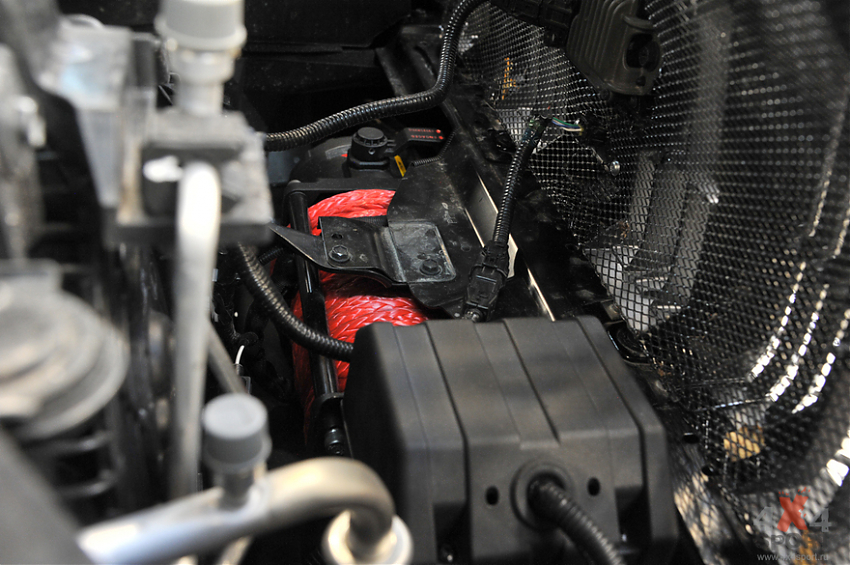 Установочный комплект для лебедки в штатный бампер TLC Prado 150 2017+