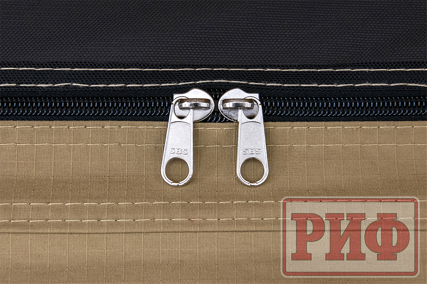 Палатка на крышу автомобиля РИФ Hard RT03-140, корпус черный, тент песочный