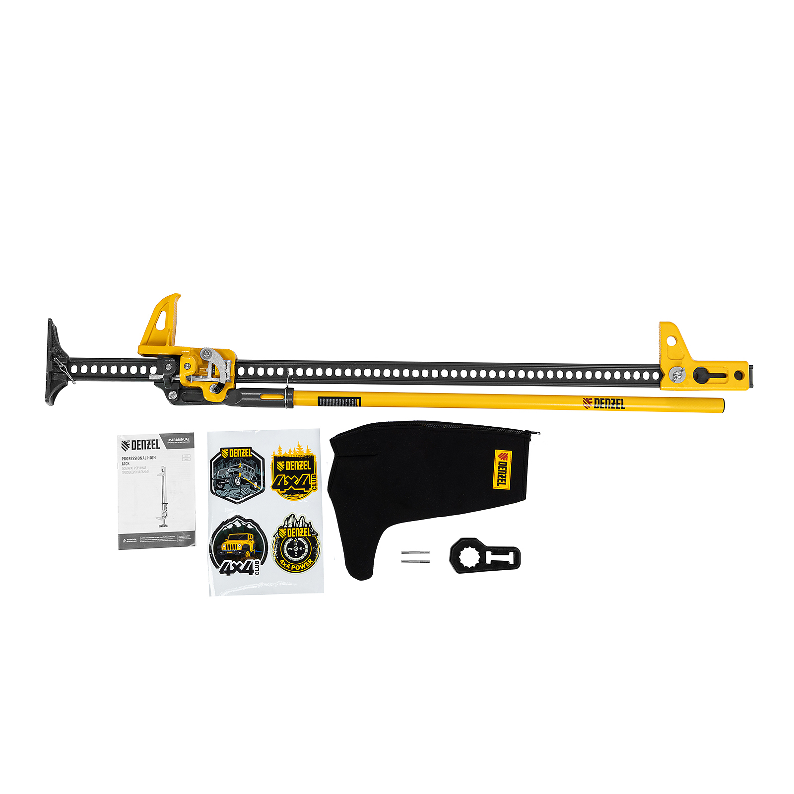 Домкрат реечный профессиональный, 3,5 т, 120 см High Jack Denzel