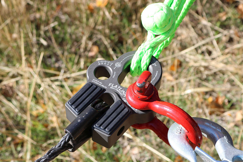 Шакл для лебедки вместо крюка многофункциональный Factor 55 FlatLink MULTI-MOUNT Красный