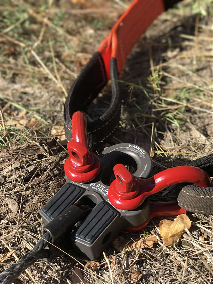 Шакл для лебедки вместо крюка многофункциональный Factor 55 FlatLink MULTI-MOUNT Красный