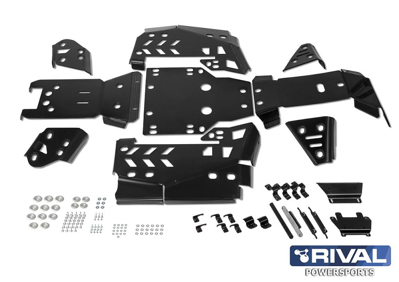 Комплект силовой защиты днища Rival для CFMOTO CFORCE 600 2020- RIVAL K.8103.1 Пластик