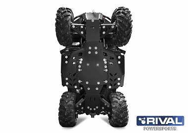 Комплект силовой защиты днища Rival для CFMOTO CFORCE 600 2020- RIVAL K.8103.1 Пластик