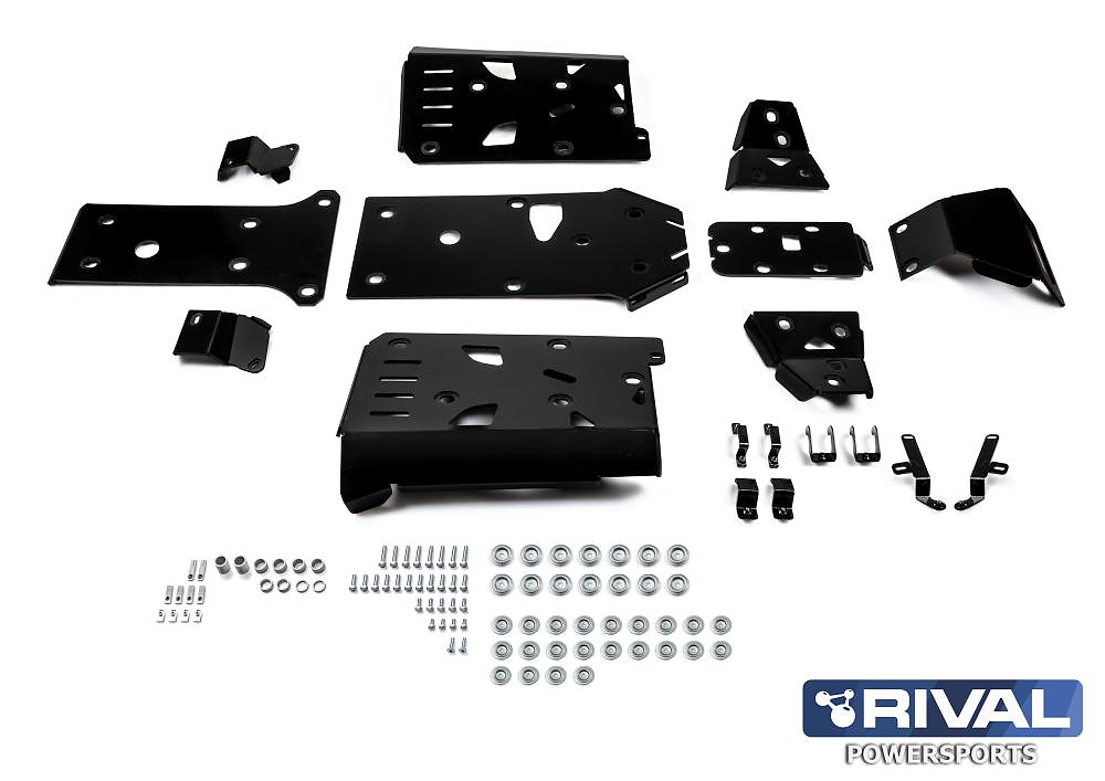 Комплект силовой защиты днища Rival для CFMOTO CFORCE 800 HO EPS/1000 EPS 2024+ Пластик 