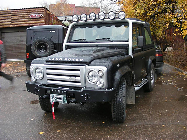 Передний силовой бампер без кенгурина "Спорт" - Land Rover Defender 90/110