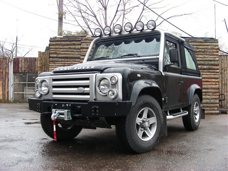 Передний силовой бампер без кенгурина 