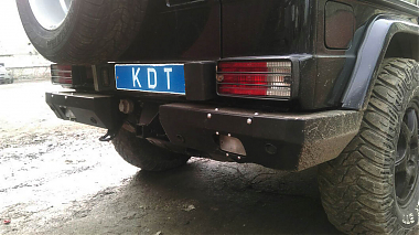 Задний силовой бампер KDT для Mercedes-Benz G-класс арт.18021