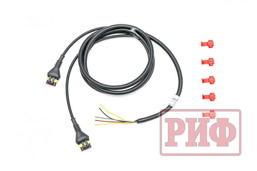 Бампер РИФ силовой задний Toyota Land Cruiser 200 2007-2012 с квадратом под фаркоп, калиткой, фонарями, подсветкой номера