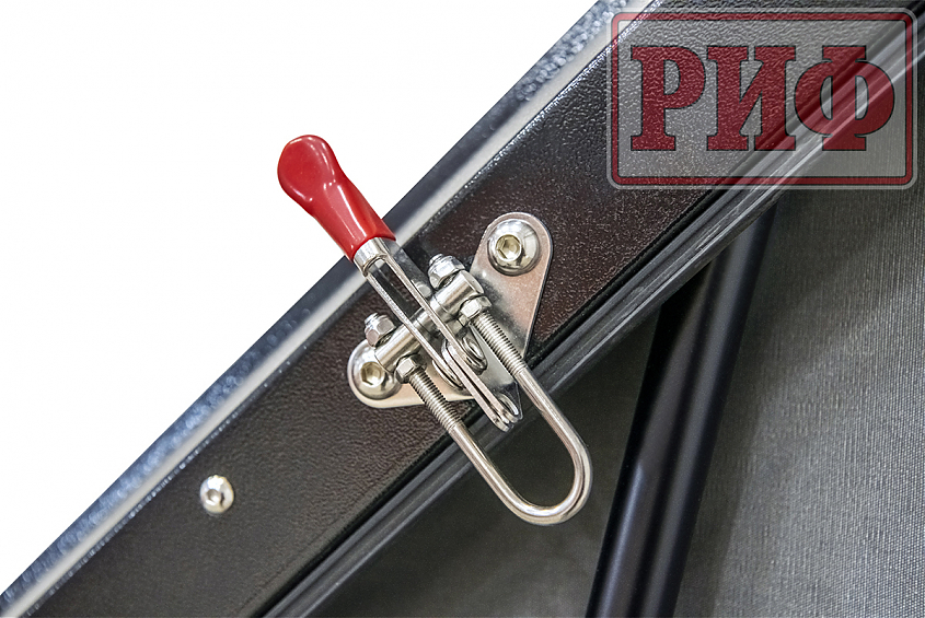 Палатка на крышу автомобиля РИФ Hard RT05-130, корпус алюминий, тент серый