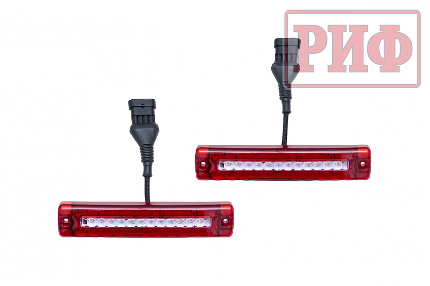 Бампер РИФ силовой задний Toyota Land Cruiser 200 2007-2012 с квадратом под фаркоп, калиткой, фонарями, подсветкой номера