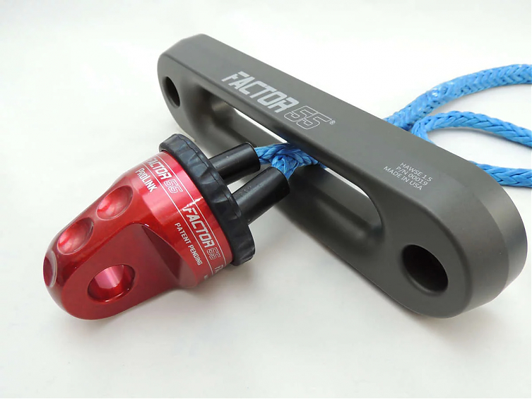 Шакл для лебедки вместо крюка Factor 55 PROLINK Красный