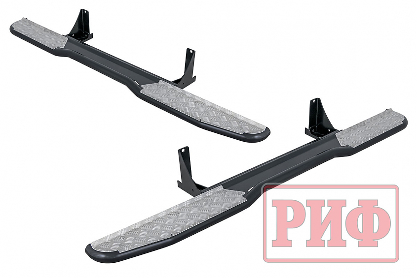 Пороги РИФ силовые для Toyota Hilux 2015+