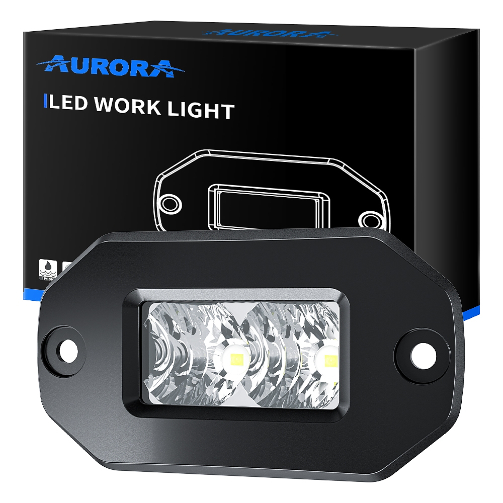 Фары рабочего света AURORA 76x38 мм 20W LED ALO-E-L-2-E7T