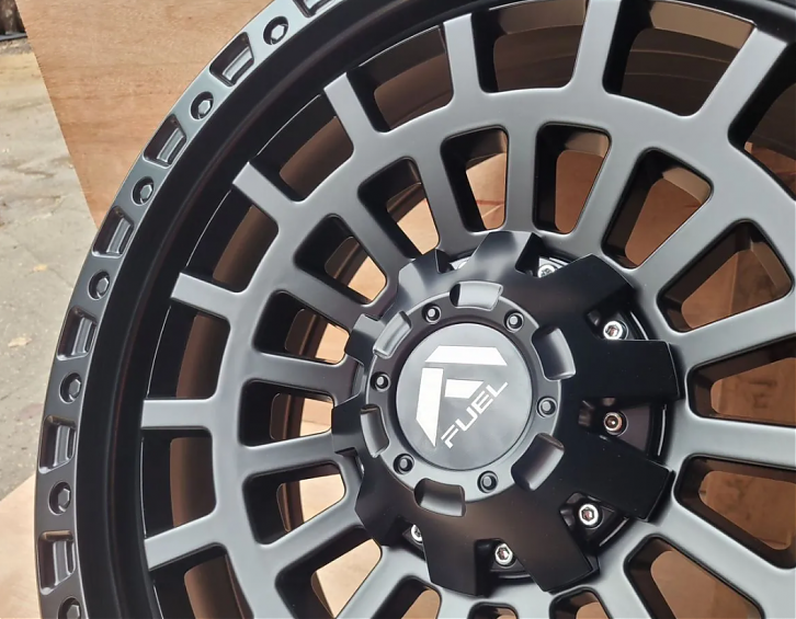 ДИСК АВТОМОБИЛЬНЫЙ АЛЮМИНИЕВЫЙ ЛИТОЙ Fuel Zephyr (РЕПЛИКА) R20Х9 ET+10 6X139.7 6X135 ЦО-110 Черный матовый