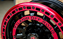 ДИСК АВТОМОБИЛЬНЫЙ АЛЮМИНИЕВЫЙ ЛИТОЙ Melanin Off Road Wheels 12173 r17x8.5 5x127,7 ET-12 ЦО 71.56 Черный + красный