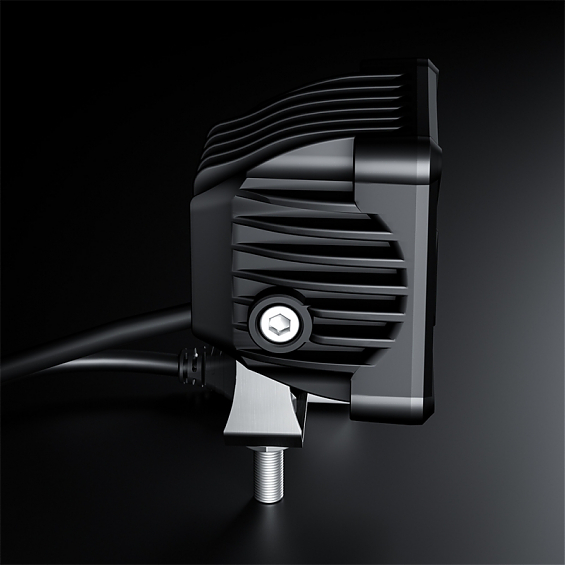 Светодиодная фара дополнительного света Aurora 6 диодов 30W +RGB ПОДСВЕТКА (Пара)