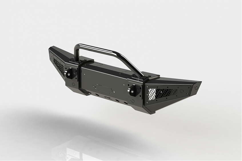 Бампер силовой передний BMS HUNTER для Jeep Wrangler JL \ Gladiator JT 2018-2024