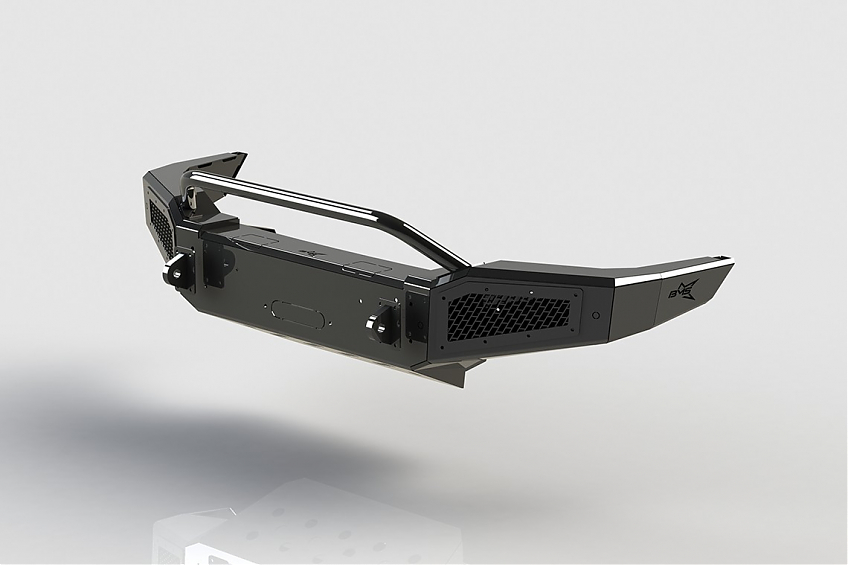 Бампер силовой передний BMS PRO-Line для Toyota Land Cruiser Prado 150 2009-2017