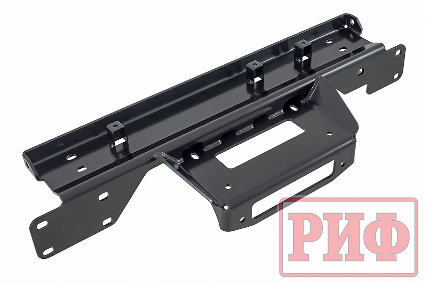 Площадка РИФ под лебёдку в штатный бампер Toyota Hilux 2020+ Black Onyx