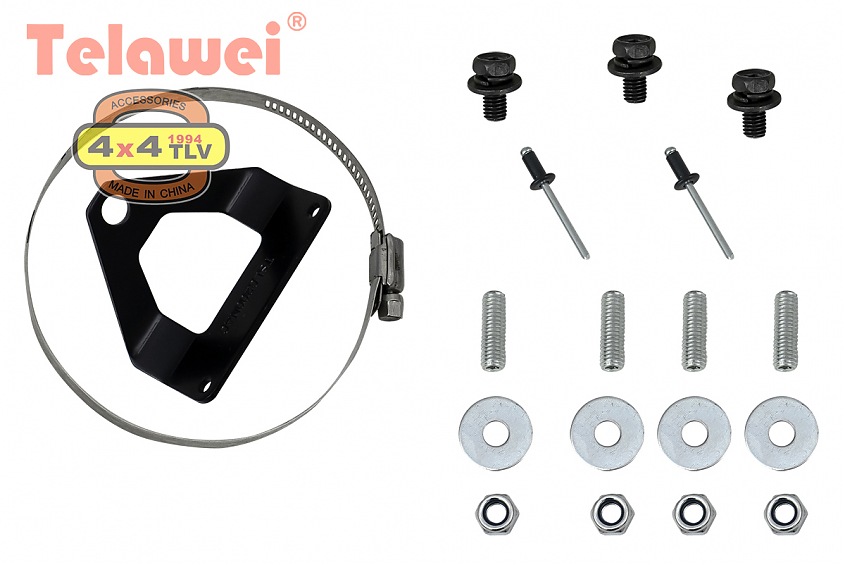 Шноркель Telawei для Toyota Land Cruiser 200 4.5D (1VD-FTV), 4.7 (2UZ-FE) 2007+