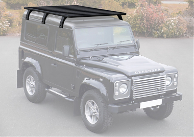 Багажник алюминиевый (платформа с креплением) Rival 1955x1430 для Land Rover Defender 90 1990 - 2016