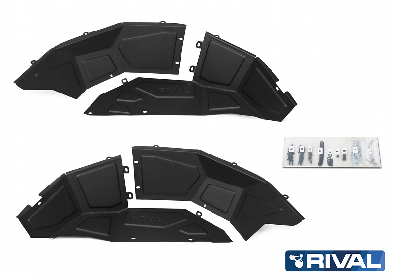 Расширители колесных арок Rival альтернативные усиленные для Jeep Wrangler JL 2018+