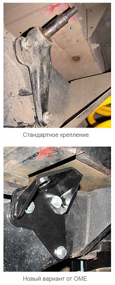 Лифт-комплект OME +30-55 мм. Land Rover Defender 90 с амортизаторами шток-шток и демпфером