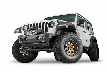 Силовой передний бампер короткий Warn Crawler для Jeep Wrangler JL и Gladiator JT 18-23