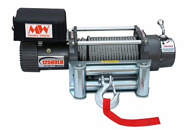 Лебедка электрическая индустриальная для эвакуаторов Master Winch X12500 24V