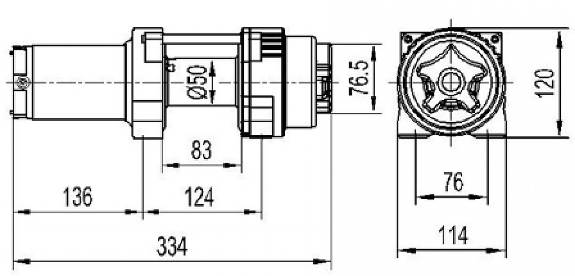 Лебедка для квадроцикла ATV Master Winch X3500 S