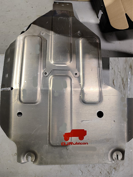 Комплект защиты днища Jeep Wrangler 2018-2023 2 литра бензин картер + акпп-рк 6-4 мм алюминий
