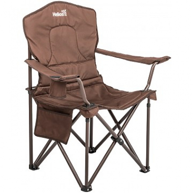 Кресло складное Helios 150 кг. коричневое