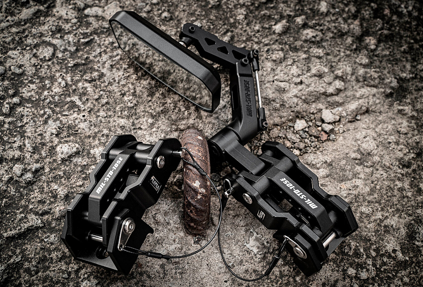 Замки капота с зеркалом FURY серии Awaken алюминиевые для Jeep Wrangler JL